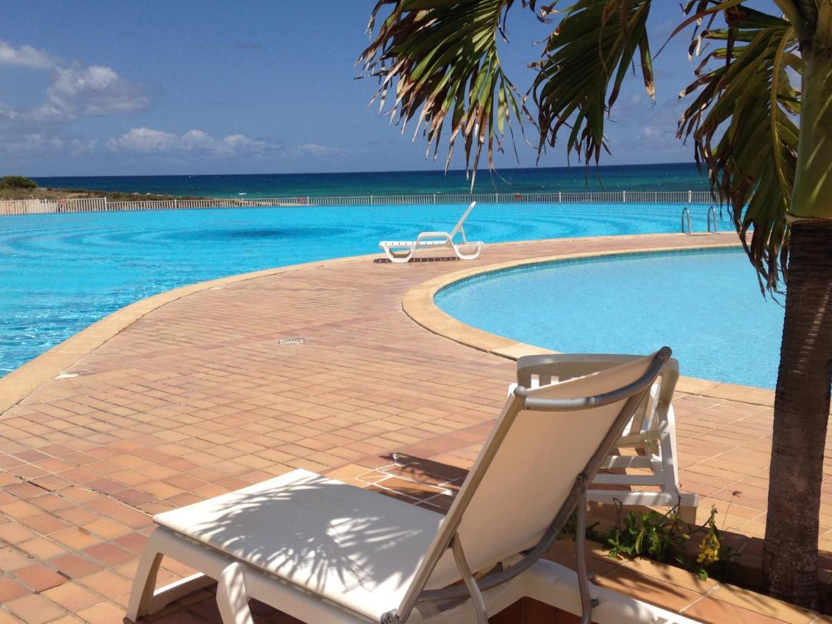 Coeur Tiare Studio Lounge Piscine Plage Cocotiers Saint-Francois  Bagian luar foto