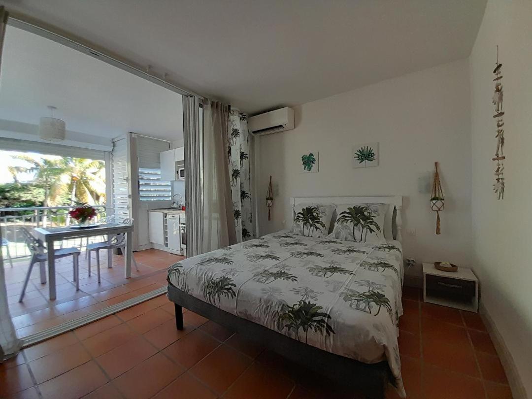Coeur Tiare Studio Lounge Piscine Plage Cocotiers Saint-Francois  Bagian luar foto